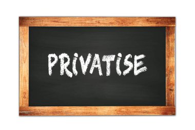 Siyah ahşap çerçeve okul tahtasına özel metin.