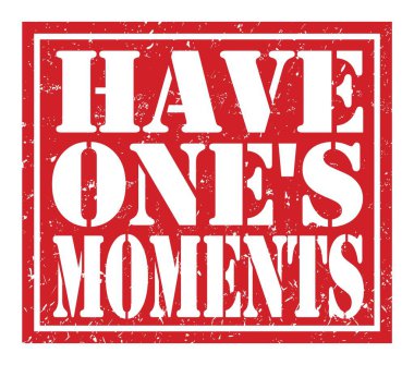 KİŞİN ANLARI, kırmızı mühür üzerine yazılmış kelimeler