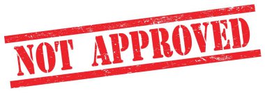 Kırmızı grungy dikdörtgen vintage damga üzerinde Onaylanmamış metin.