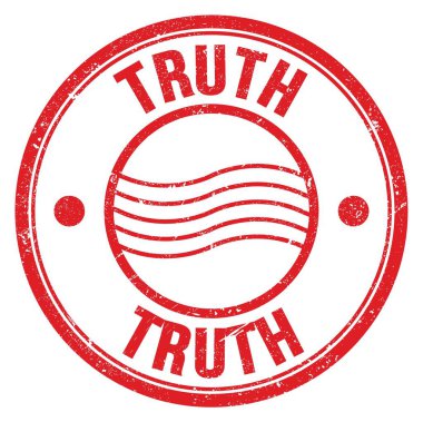 Kırmızı yuvarlak posta pulu işareti üzerine yazılmış gerçek sözcük