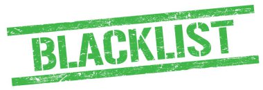 Yeşil grungy dikdörtgen damga işareti üzerinde Siyah KLIST metin.