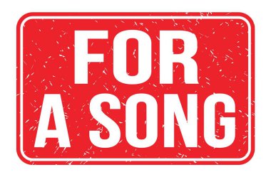 A Song için, kırmızı dikdörtgen işareti üzerine yazılmış kelimeler