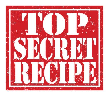 GİZLİ GİZLİ, kırmızı mühür işareti üzerine yazılmış kelimeler