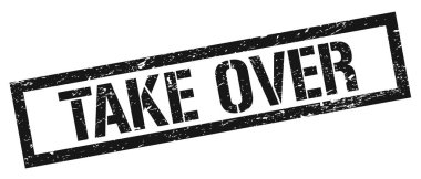 Siyah çirkin dikdörtgen damga işaretini devral.