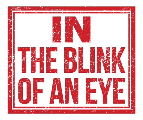 Blink Eye Geschrieben Auf Rotem Grungy Stempelschild — Stockfoto