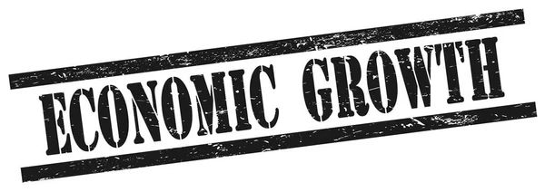 Crescimento Económico Texto Preto Retângulo Grungy Carimbo Vintage — Fotografia de Stock