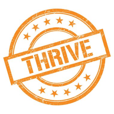 Turuncu yuvarlak vintage kauçuk damga üzerine yazılan ilk yazı.