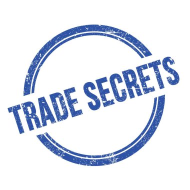 TRAD GİZLERİ Mavi grungy vintage yuvarlak damga üzerine yazılmış metin.