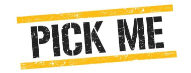 Siyah sarı grungy çizgileri işareti üzerinde ME metni seçin.