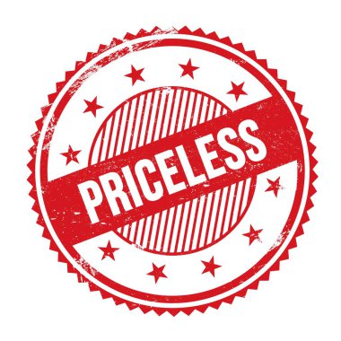 Kırmızı grungy zig zag kenarları yuvarlak mühür üzerine yazılmış PRICESS metni.