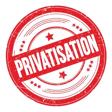 Kırmızı yuvarlak grungy doku damgası üzerine ÖZEL metin.