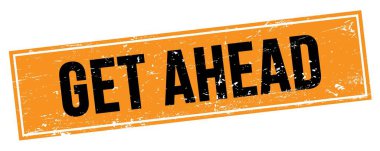 Siyah turuncu grungy dikdörtgen damga işareti üzerinde İleri Git metni.