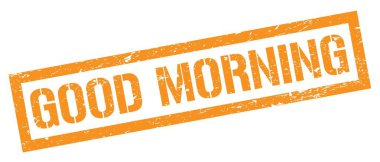 Günaydın turuncu, çirkin, dikdörtgen damga işareti..