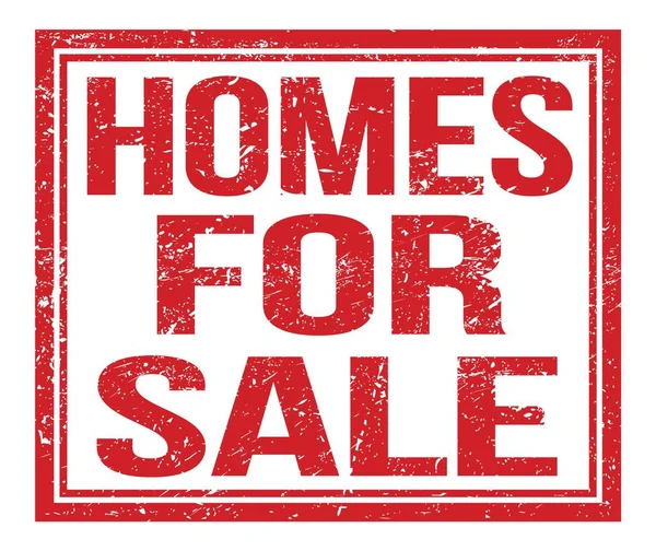 Homes Sale Geschrieben Auf Rotem Grungy Stempelschild — Stockfoto