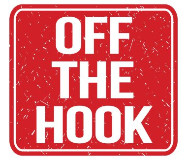 KAPALI, kırmızı vintage mühür işareti üzerine yazılmış metin