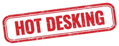 Kırmızı grungy dikdörtgen damgalı sıcak yemek metni.