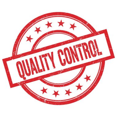 Kalifiye Kontrol metni kırmızı yuvarlak kauçuk damga üzerine yazılmış.