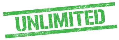 Yeşil grungy dikdörtgen damga işareti üzerinde Sınırsız metin.