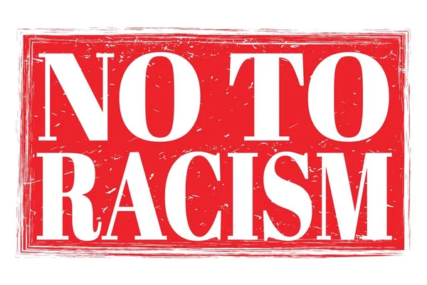 Naar Racisme Woorden Geschreven Rood Grungy Zegel Teken — Stockfoto