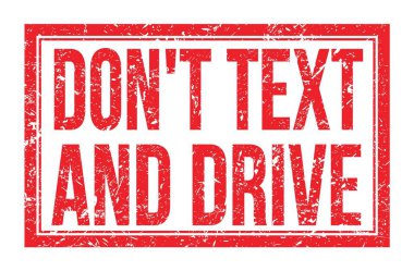 TEXT VE SÜRME, kırmızı dikdörtgen damga işareti üzerine yazılmış kelimeler