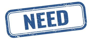 Mavi grungy vintage dikdörtgen damgası üzerinde ihtiyaç duyulan metin.