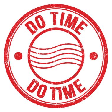 TIME sözcüğü kırmızı yuvarlak posta pulu işareti üzerine yazıldı mı