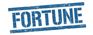 Mavi grungy satır damgası üzerinde FortTUNE metin.