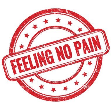 Kırmızı, eski, kirli, yuvarlak, lastik damga üzerinde 