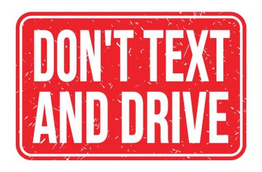 TEXT VE SÜRME, kırmızı dikdörtgen damga işareti üzerine yazılmış kelimeler