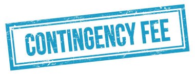 Mavi grungy vintage dikdörtgen damgalı Devam GENCY ücret metni.