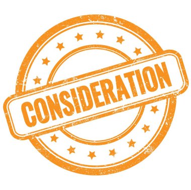 Turuncu, eski, pasaklı, yuvarlak kauçuk damga üzerine KONUŞMA metni.