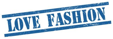 Mavi grungy dikdörtgen vintage damgalı FASHION metni.