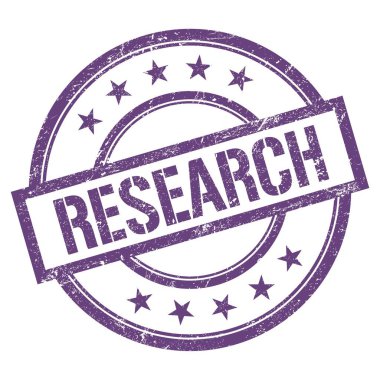 Mor menekşe üzerine yazılmış REARCH metni.