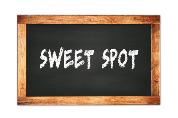 Teks Spot Sweet Yang Ditulis Pada Papan Tulis Sekolah Bingkai — Stok Foto