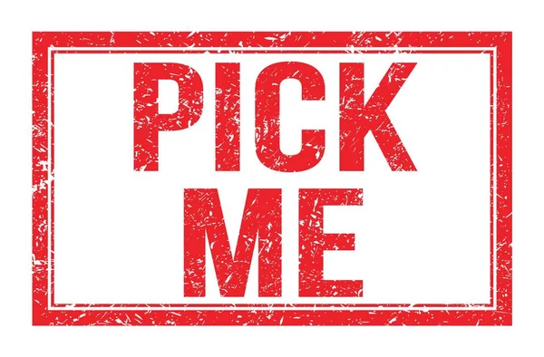 ME seçin, kırmızı dikdörtgen damga işareti üzerine yazılmış kelimeler