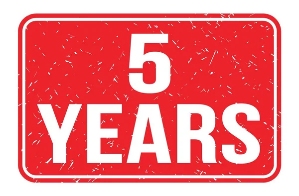 Years Words Written Red Rectangle Stamp Sign — Stok fotoğraf