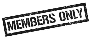 Üyeler sadece siyah çirkin dikdörtgen damga işareti.