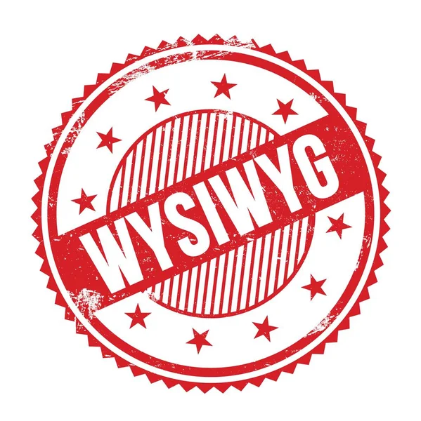 WYSIWYG metin kırmızı grungy zig zag kenarları yuvarlak mühür.