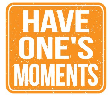 KİŞİN ANLARI, turuncu vintage mühür işareti üzerine yazılmış metin