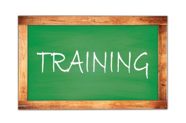 Yeşil ahşap çerçeve okul tahtasına yazılmış eğitim metni.