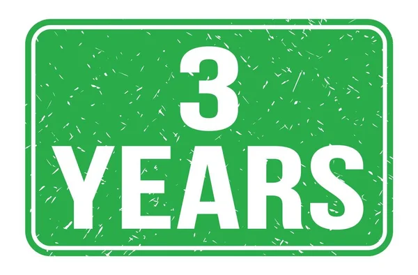 Years Words Written Green Rectangle Stamp Sign —  Fotos de Stock