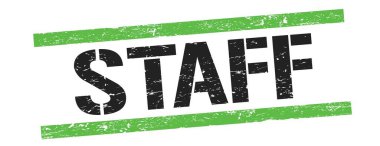 Siyah yeşil grungy satır işareti üzerinde personel metni.