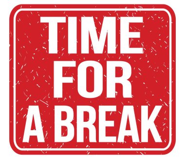 Kırılma Zamanı, kırmızı vintage damga işareti üzerine yazılmış metin