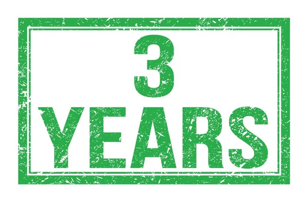 Years Words Written Green Rectangle Stamp Sign — Stockfoto