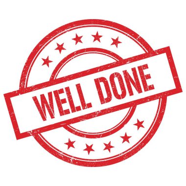 İyi yapılmış kırmızı yuvarlak plastik damga üzerine yazılmış metin.