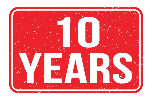 Years Words Written Red Rectangle Stamp Sign — Stock Photo, Image