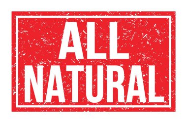 Tüm NATURAL, kırmızı dikdörtgen işareti üzerine yazılmış kelimeler