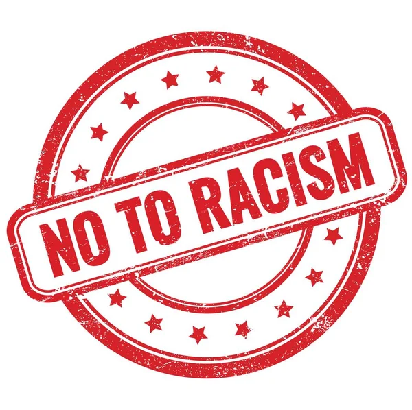 Racism Text Red Vintage Grungy Rubber Stamp — Stockfoto