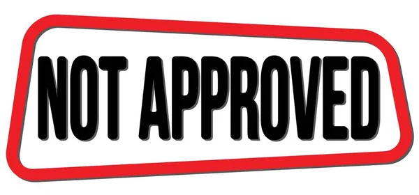 Approved Text Written Approved Trapeze Stamp Sign — Stock Photo, Image