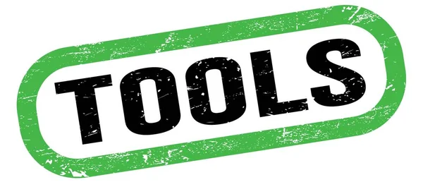 Tools Text Green Black Rectangle Stamp Sign — Stock Photo, Image